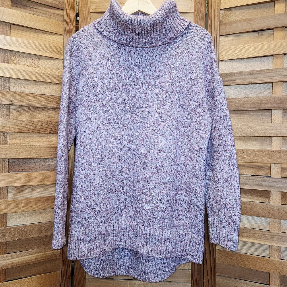 Old Navy Soft Slouch Multi-Pink Pink Sweater Women M Cotton Acrylic